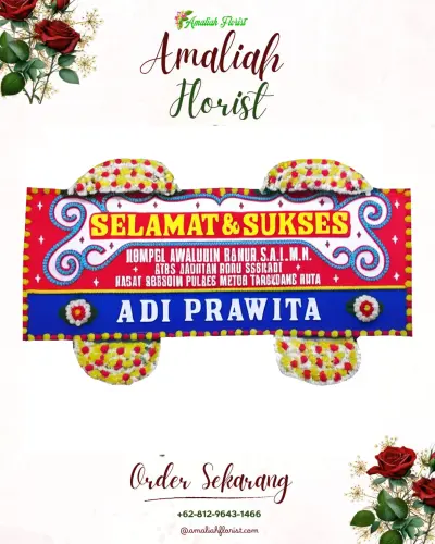 Karangan Bunga Ucapan Selamat di Pane