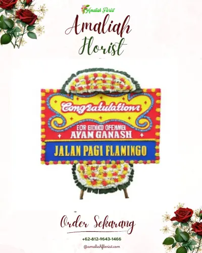 Bunga Papan Congratulation di Pane